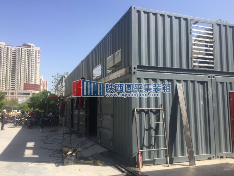 影象城盒馬生鮮集裝箱出貨口